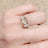 Three Stone Herkimer Diamond Ring Rings Handmade Handcrafted