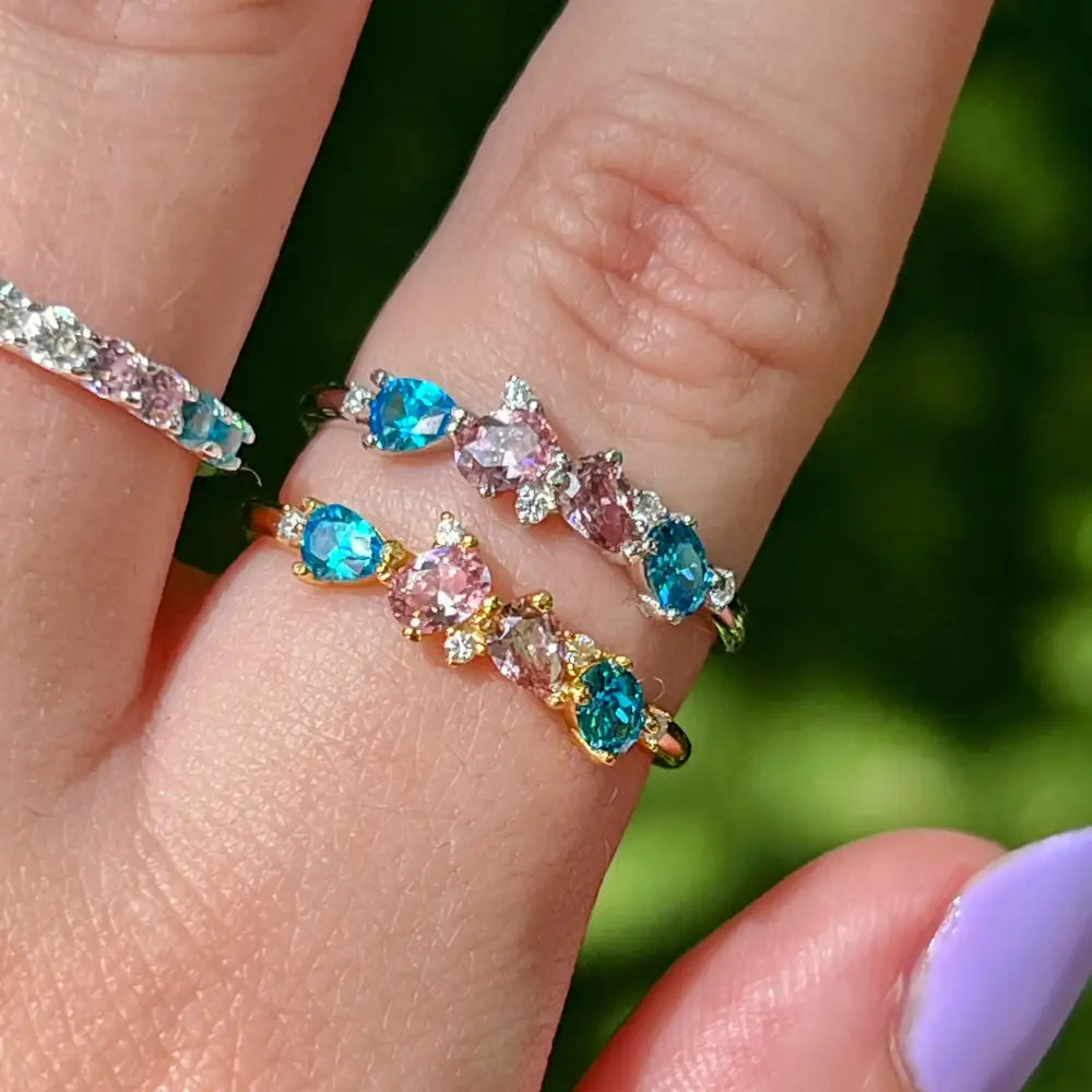 The Legacy Ring - Trans Flag Rings Handmade Handcrafted