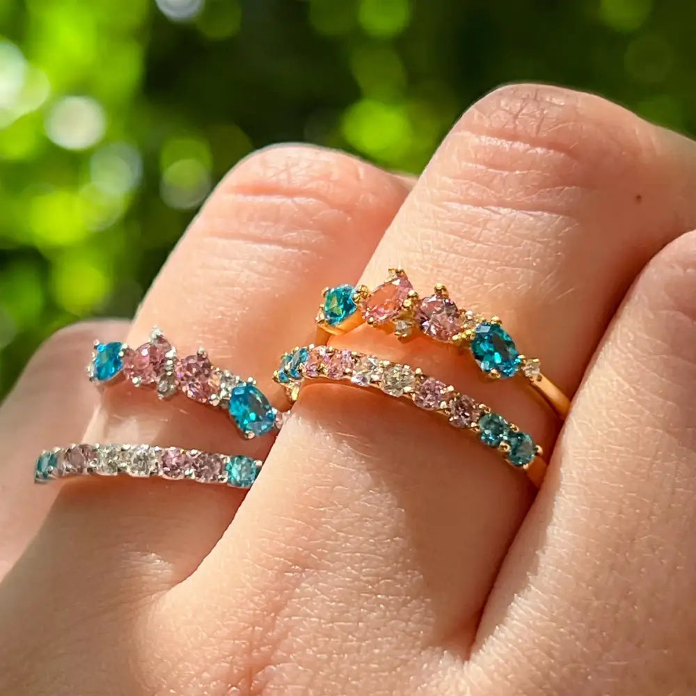 Legacy Ring - Trans Flag Rings Handmade Handcrafted