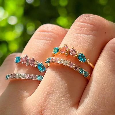 Legacy Ring - Trans Flag Rings Handmade Handcrafted