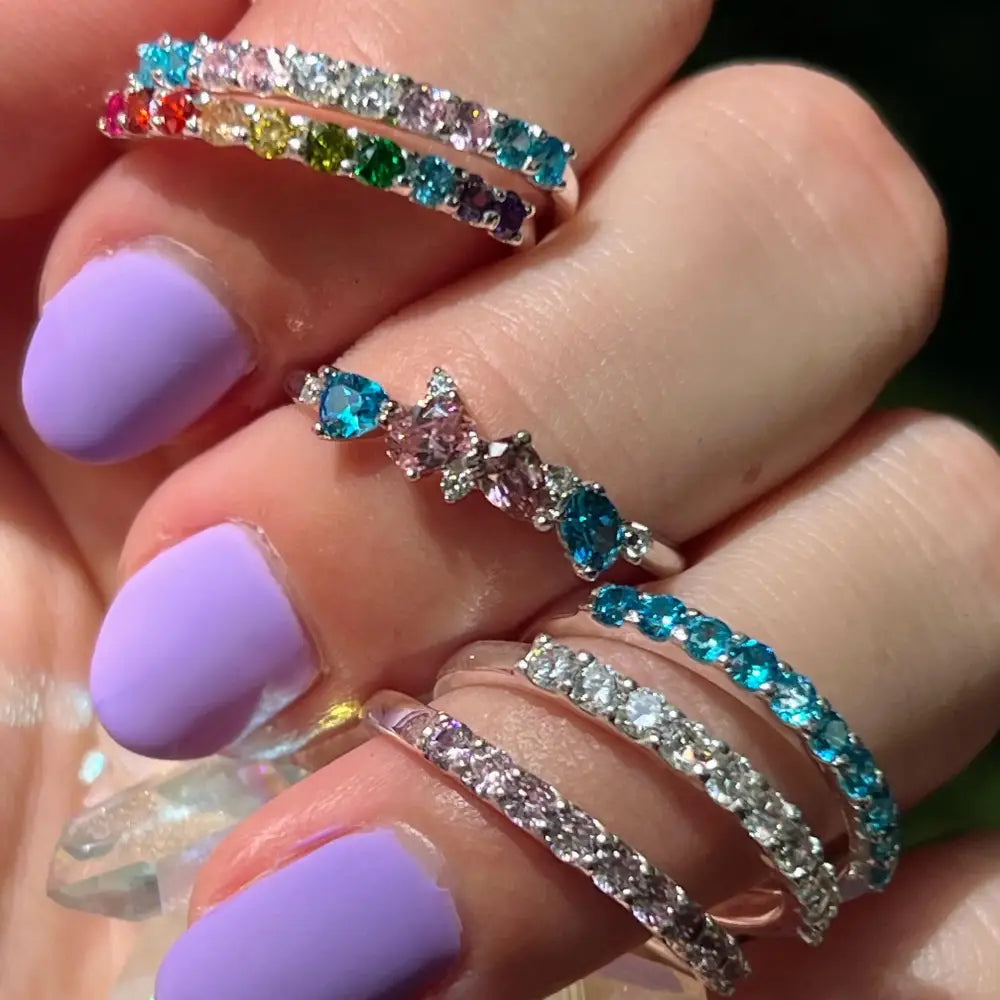 Legacy Ring - Trans Flag Rings Handmade Handcrafted