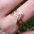V Stacking Ring Rings Handmade Handcrafted