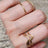 V Stacking Ring Rings Handmade Handcrafted