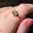 Vintage Hexagon Ring - Peridot Rings Handmade Handcrafted