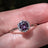 Vintage Hexagon Ring - Amethyst Rings Handmade Handcrafted