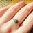 Vintage Hexagon Ring - Black Opal Rings Handmade Handcrafted