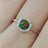 Vintage Hexagon Ring - Black Opal Rings Handmade Handcrafted