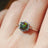 Vintage Hexagon Ring - Black Opal Rings Handmade Handcrafted