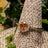Vintage Hexagon Ring - Citrine Rings Handmade Handcrafted