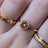 Vintage Hexagon Ring - Citrine Rings Handmade Handcrafted