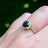 Vintage Hexagon Ring - Onyx Rings Handmade Handcrafted
