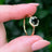 Vintage Hexagon Ring - Onyx Rings Handmade Handcrafted