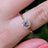 Vintage Hexagon Ring - Pink Tourmaline Rings Handmade Handcrafted