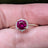 Vintage Hexagon Ring - Ruby Rings Handmade Handcrafted