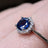 Vintage Hexagon Ring - Sapphire Rings Handmade Handcrafted
