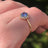 Vintage Hexagon Ring - Tanzanite Rings Handmade Handcrafted