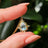 Vintage Teardrop Aquamarine Halo Pendant Necklace Necklaces Handmade Handcrafted