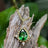 Vintage Teardrop Emerald Halo Pendant Necklace Necklaces Handmade Handcrafted