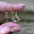 Vintage Teardrop Pink Tourmaline Halo Pendant Necklace Necklaces Handmade Handcrafted