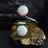 White Opal and Opal ring Rings Handmade Handcrafted