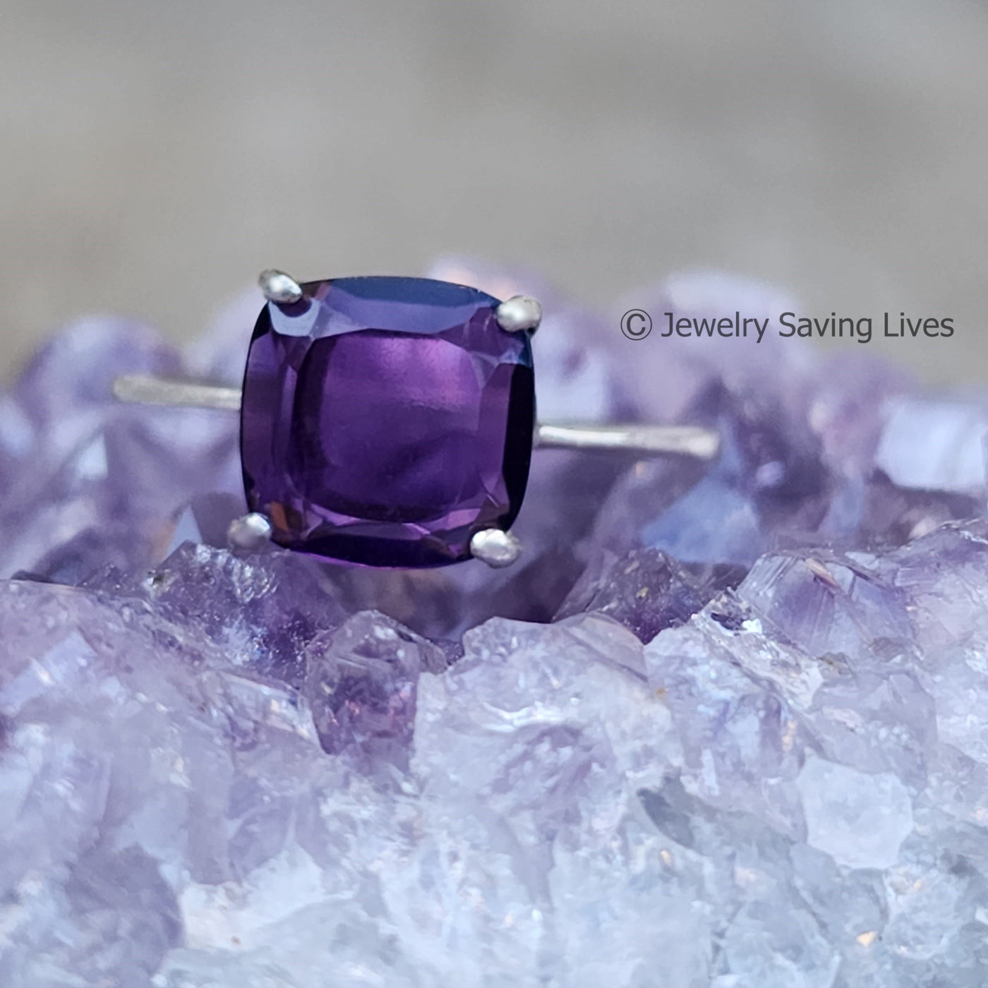 The Asher - Natural Amethyst
