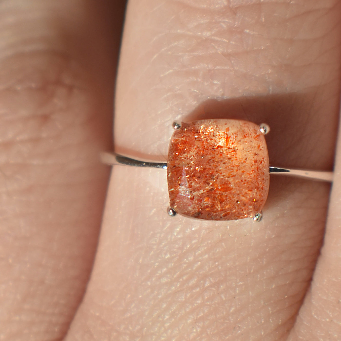 sunstone ring, Oregon sunstone ring, stonestone jewelry, natural sunstone, raw sunstone ring, sunstone jewelry