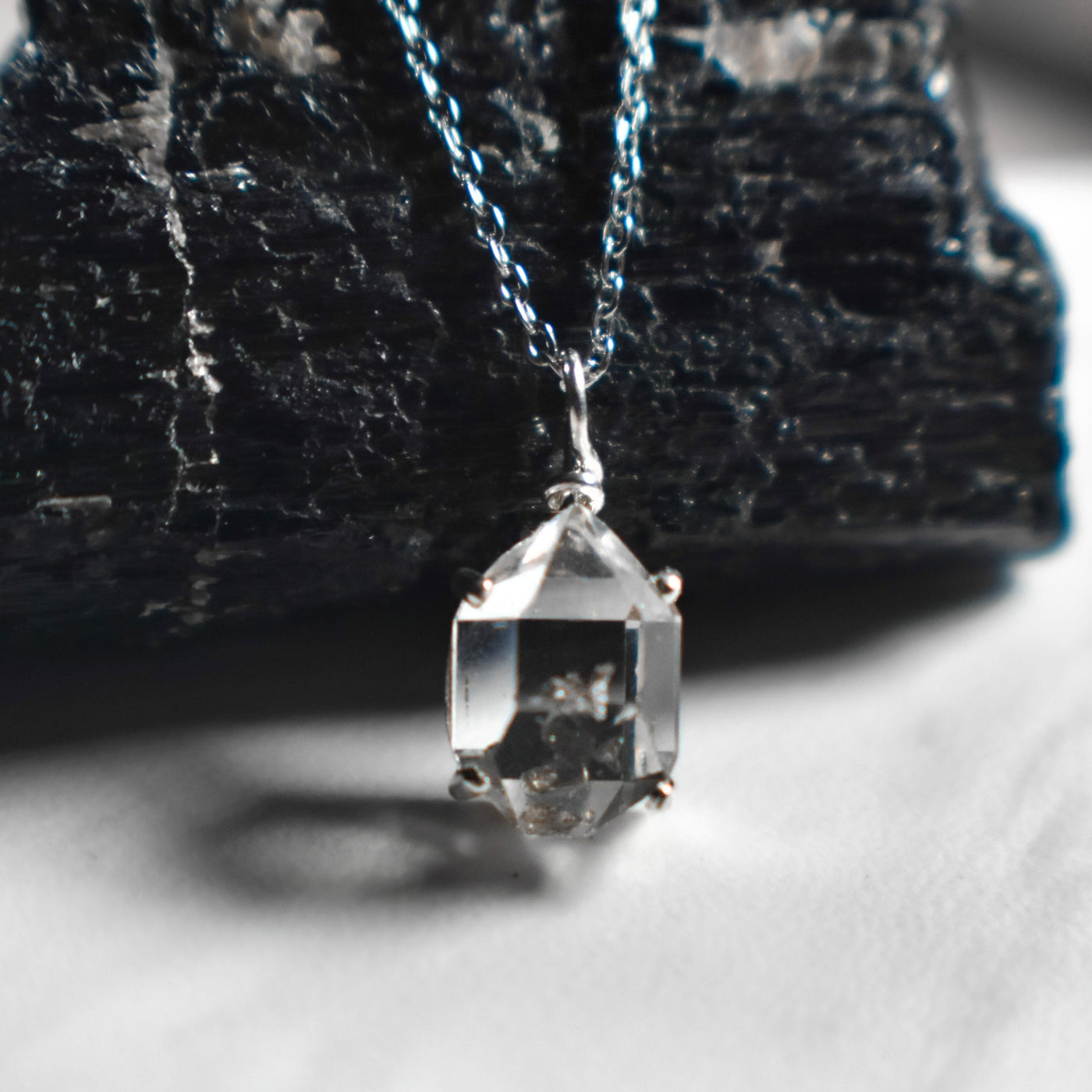 Herkimer Diamond Glowing Necklace