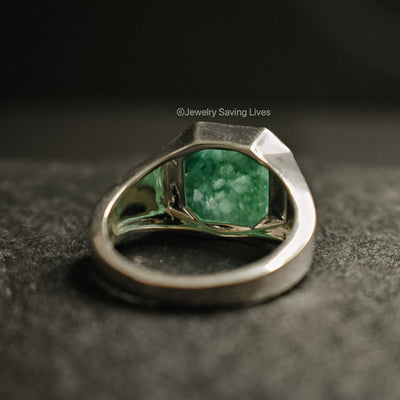 The Ashford - Natural Emerald