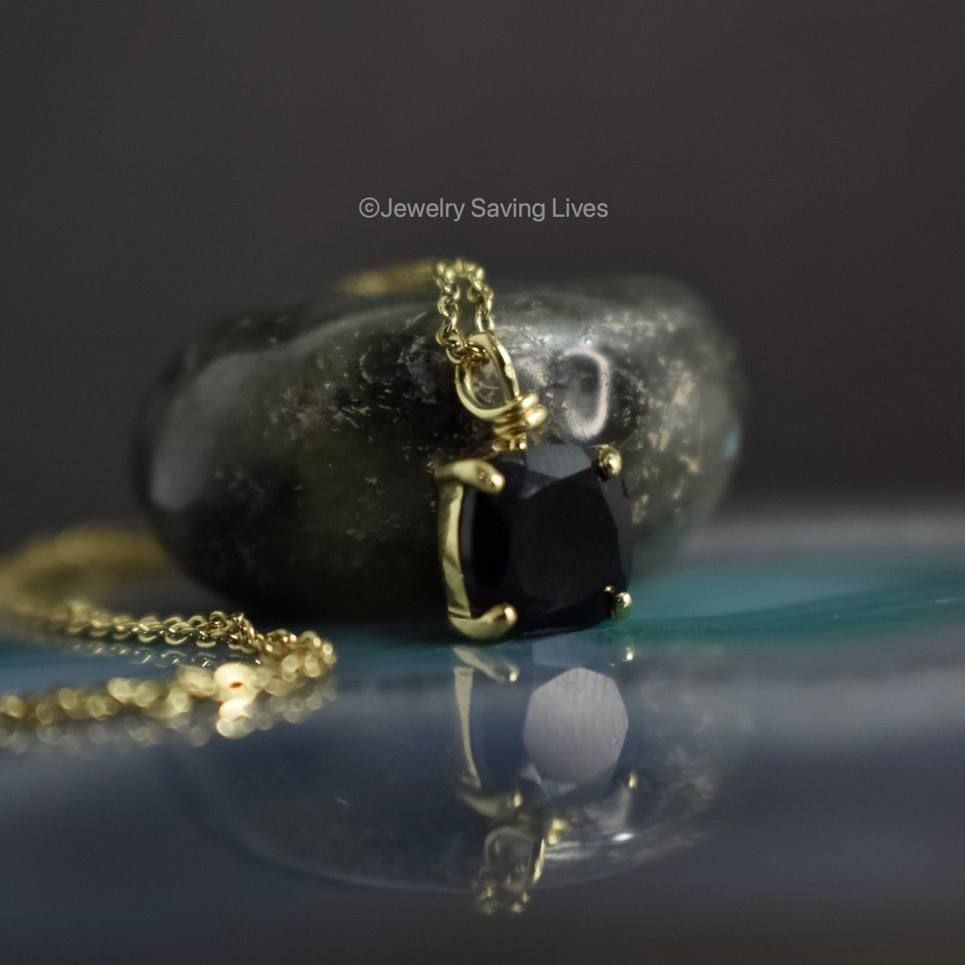 The Ashlynn - Natural Onyx Necklace