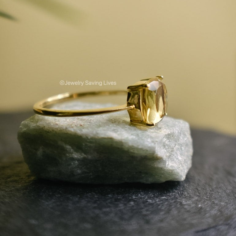 The Asher - Natural Citrine