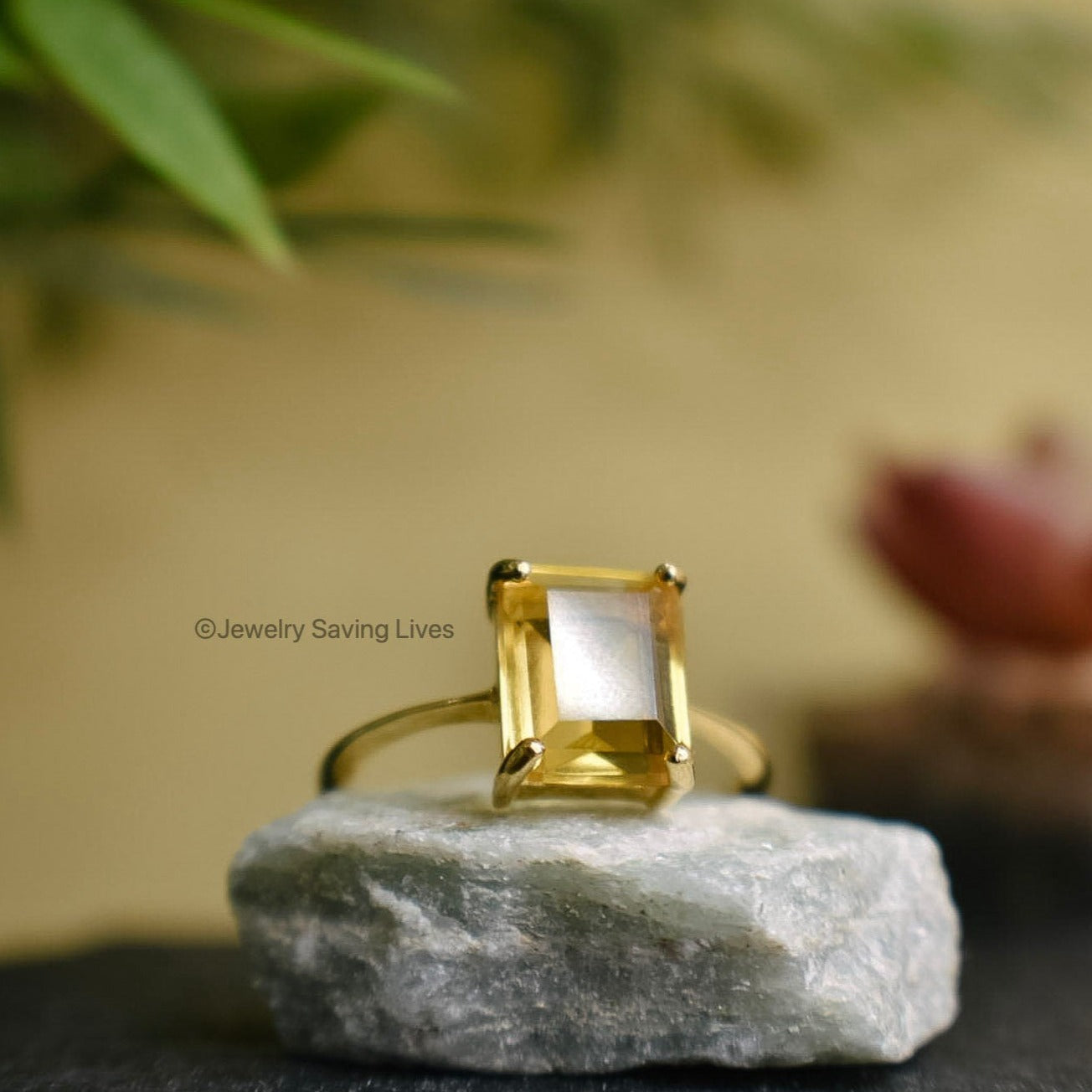 The Audrey- Citrine Ring